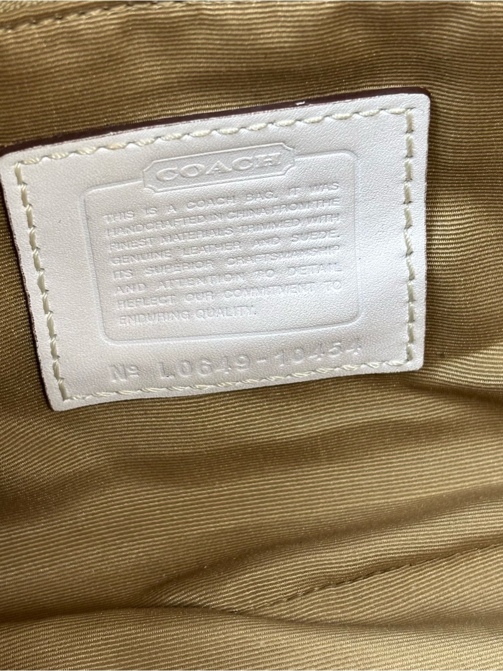 Coach patchwork tote bag - Picture 9 of 9